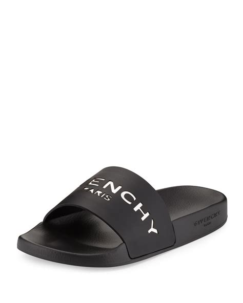 givenchy rubber slides sale|givenchy mules discounted.